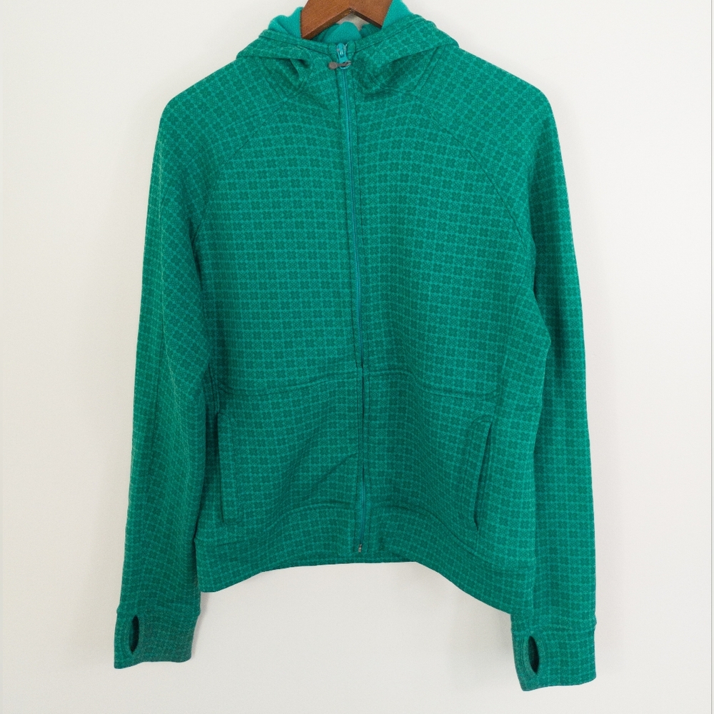 MEC Full Zip Hoodie Green Size Large